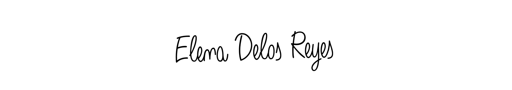 You should practise on your own different ways (Angelique-Rose-font-FFP) to write your name (Elena Delos Reyes) in signature. don't let someone else do it for you. Elena Delos Reyes signature style 5 images and pictures png