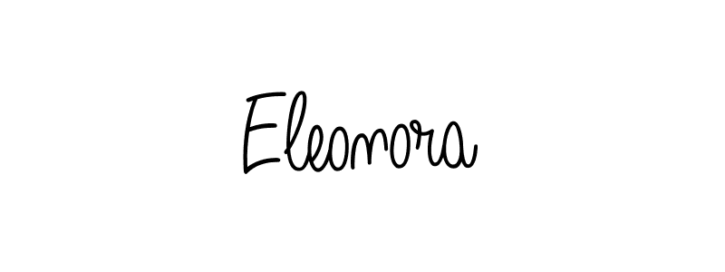 You should practise on your own different ways (Angelique-Rose-font-FFP) to write your name (Eleonora) in signature. don't let someone else do it for you. Eleonora signature style 5 images and pictures png