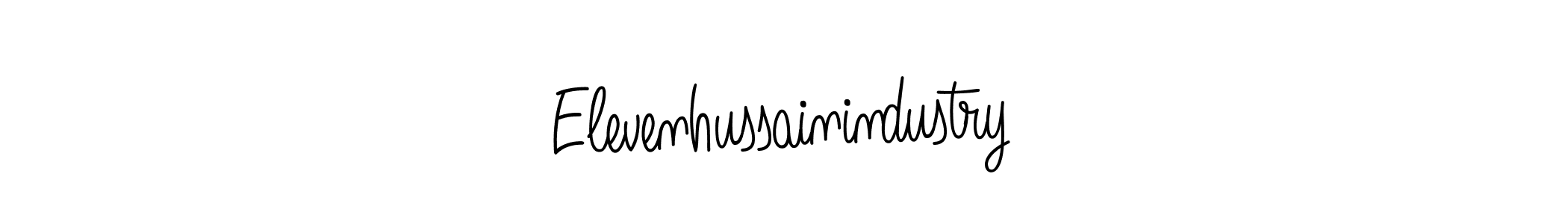 Design your own signature with our free online signature maker. With this signature software, you can create a handwritten (Angelique-Rose-font-FFP) signature for name Elevenhussainindustry. Elevenhussainindustry signature style 5 images and pictures png