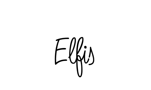 How to make Elfis signature? Angelique-Rose-font-FFP is a professional autograph style. Create handwritten signature for Elfis name. Elfis signature style 5 images and pictures png