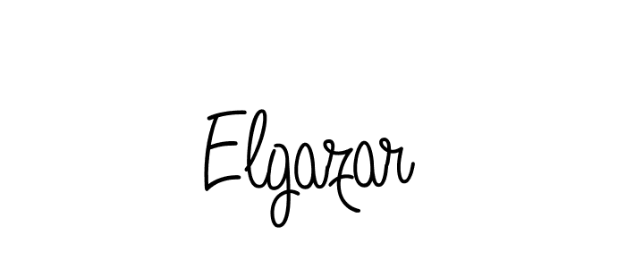 You can use this online signature creator to create a handwritten signature for the name Elgazar. This is the best online autograph maker. Elgazar signature style 5 images and pictures png