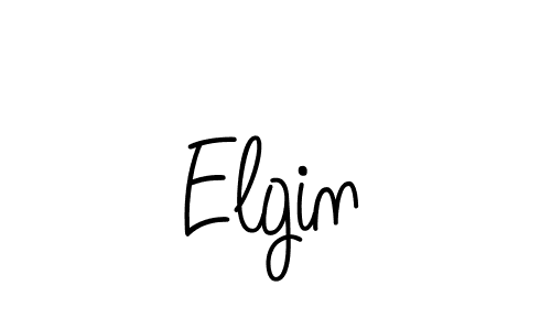 Make a beautiful signature design for name Elgin. With this signature (Angelique-Rose-font-FFP) style, you can create a handwritten signature for free. Elgin signature style 5 images and pictures png