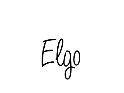 Once you've used our free online signature maker to create your best signature Angelique-Rose-font-FFP style, it's time to enjoy all of the benefits that Elgo name signing documents. Elgo signature style 5 images and pictures png