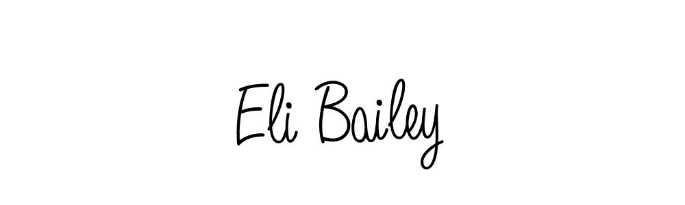 Make a beautiful signature design for name Eli Bailey. With this signature (Angelique-Rose-font-FFP) style, you can create a handwritten signature for free. Eli Bailey signature style 5 images and pictures png