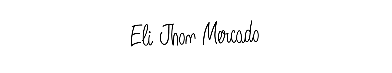 Make a short Eli Jhon Mercado signature style. Manage your documents anywhere anytime using Angelique-Rose-font-FFP. Create and add eSignatures, submit forms, share and send files easily. Eli Jhon Mercado signature style 5 images and pictures png