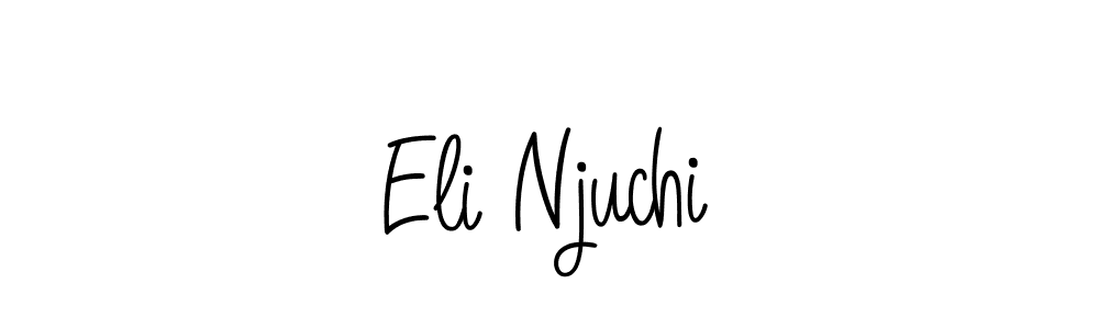 The best way (Angelique-Rose-font-FFP) to make a short signature is to pick only two or three words in your name. The name Eli Njuchi include a total of six letters. For converting this name. Eli Njuchi signature style 5 images and pictures png