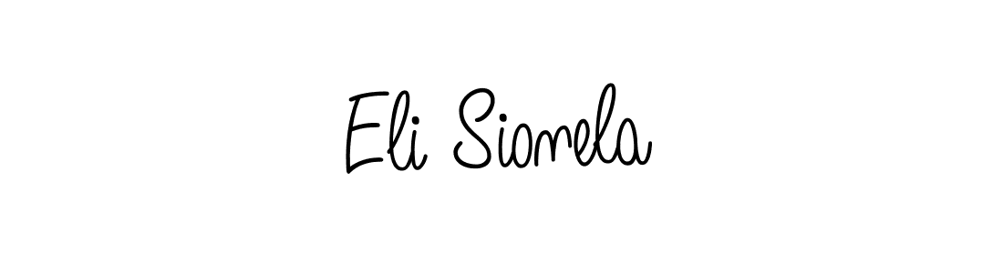 How to make Eli Sionela signature? Angelique-Rose-font-FFP is a professional autograph style. Create handwritten signature for Eli Sionela name. Eli Sionela signature style 5 images and pictures png