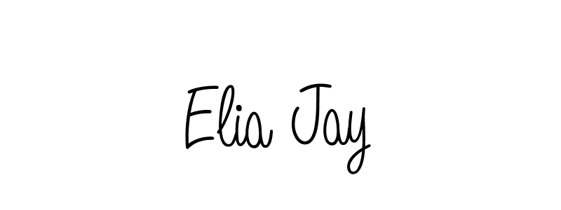 Check out images of Autograph of Elia Jay name. Actor Elia Jay Signature Style. Angelique-Rose-font-FFP is a professional sign style online. Elia Jay signature style 5 images and pictures png