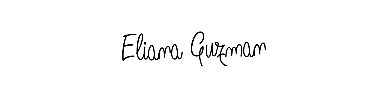 Angelique-Rose-font-FFP is a professional signature style that is perfect for those who want to add a touch of class to their signature. It is also a great choice for those who want to make their signature more unique. Get Eliana Guzman name to fancy signature for free. Eliana Guzman signature style 5 images and pictures png