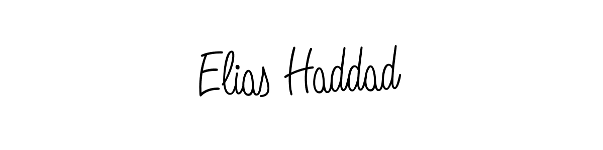 How to Draw Elias Haddad signature style? Angelique-Rose-font-FFP is a latest design signature styles for name Elias Haddad. Elias Haddad signature style 5 images and pictures png