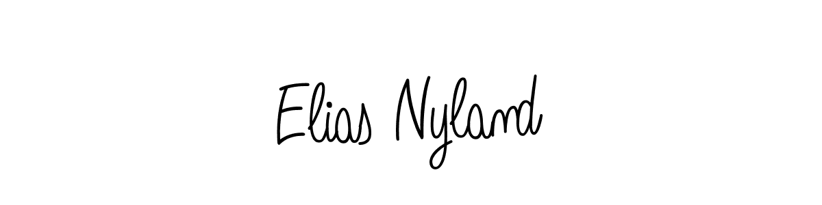 You can use this online signature creator to create a handwritten signature for the name Elias Nyland. This is the best online autograph maker. Elias Nyland signature style 5 images and pictures png