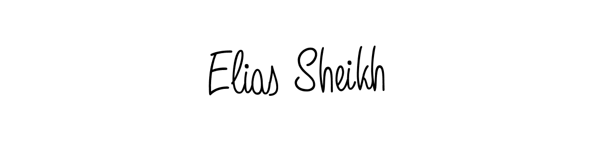 Best and Professional Signature Style for Elias Sheikh. Angelique-Rose-font-FFP Best Signature Style Collection. Elias Sheikh signature style 5 images and pictures png