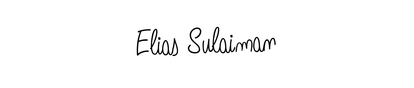 Angelique-Rose-font-FFP is a professional signature style that is perfect for those who want to add a touch of class to their signature. It is also a great choice for those who want to make their signature more unique. Get Elias Sulaiman name to fancy signature for free. Elias Sulaiman signature style 5 images and pictures png