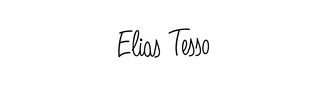 How to make Elias Tesso name signature. Use Angelique-Rose-font-FFP style for creating short signs online. This is the latest handwritten sign. Elias Tesso signature style 5 images and pictures png