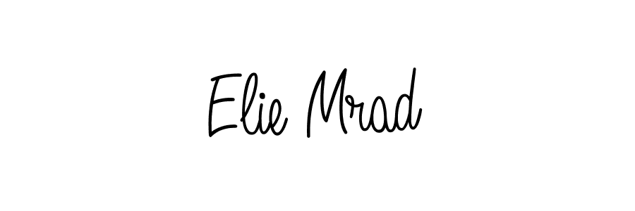 This is the best signature style for the Elie Mrad name. Also you like these signature font (Angelique-Rose-font-FFP). Mix name signature. Elie Mrad signature style 5 images and pictures png