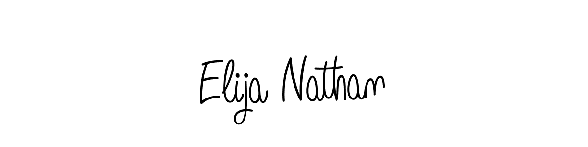 Create a beautiful signature design for name Elija Nathan. With this signature (Angelique-Rose-font-FFP) fonts, you can make a handwritten signature for free. Elija Nathan signature style 5 images and pictures png