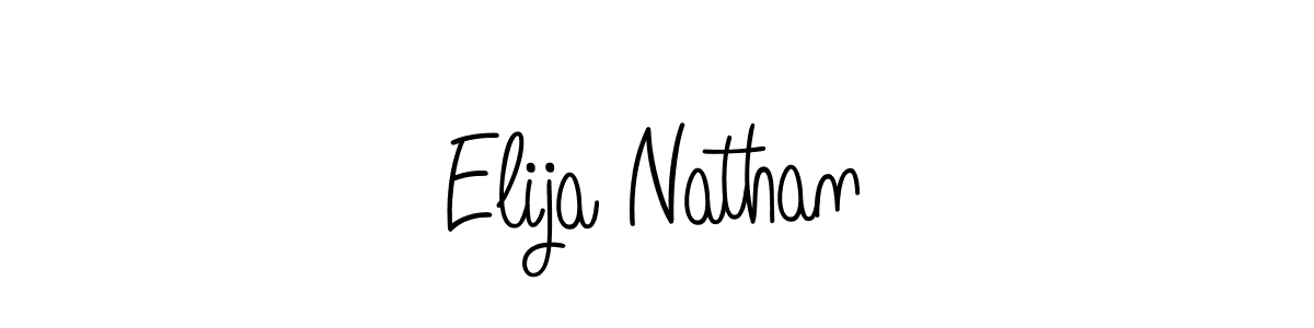 Angelique-Rose-font-FFP is a professional signature style that is perfect for those who want to add a touch of class to their signature. It is also a great choice for those who want to make their signature more unique. Get Elija Nathan name to fancy signature for free. Elija Nathan signature style 5 images and pictures png