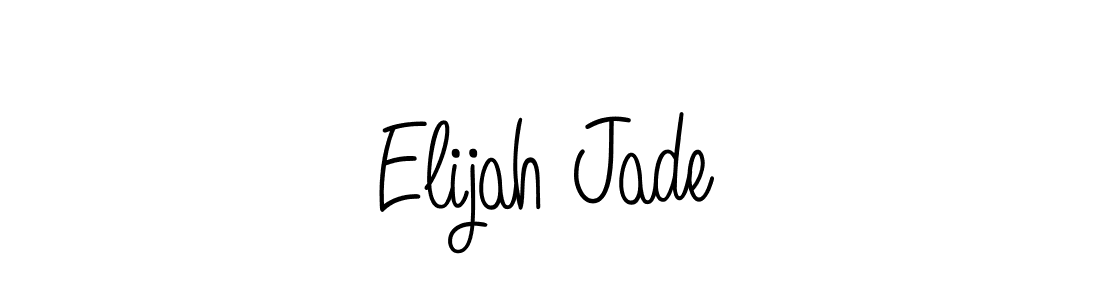 Elijah Jade stylish signature style. Best Handwritten Sign (Angelique-Rose-font-FFP) for my name. Handwritten Signature Collection Ideas for my name Elijah Jade. Elijah Jade signature style 5 images and pictures png