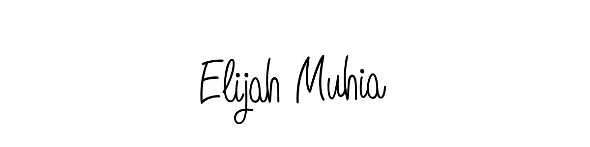 Make a beautiful signature design for name Elijah Muhia. Use this online signature maker to create a handwritten signature for free. Elijah Muhia signature style 5 images and pictures png