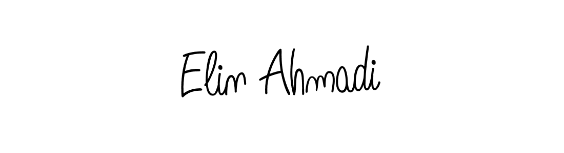 Create a beautiful signature design for name Elin Ahmadi. With this signature (Angelique-Rose-font-FFP) fonts, you can make a handwritten signature for free. Elin Ahmadi signature style 5 images and pictures png