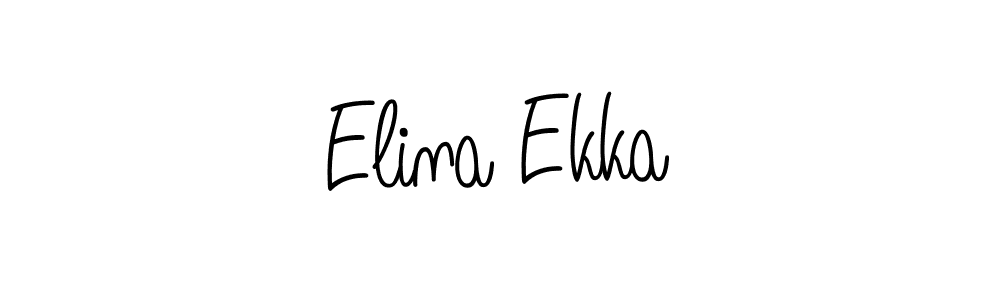 Best and Professional Signature Style for Elina Ekka. Angelique-Rose-font-FFP Best Signature Style Collection. Elina Ekka signature style 5 images and pictures png