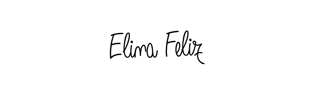Make a beautiful signature design for name Elina Feliz. Use this online signature maker to create a handwritten signature for free. Elina Feliz signature style 5 images and pictures png