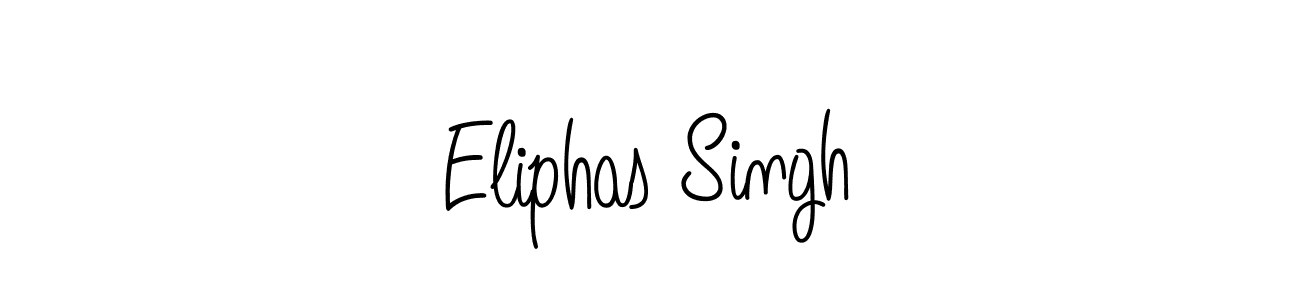 Best and Professional Signature Style for Eliphas Singh. Angelique-Rose-font-FFP Best Signature Style Collection. Eliphas Singh signature style 5 images and pictures png