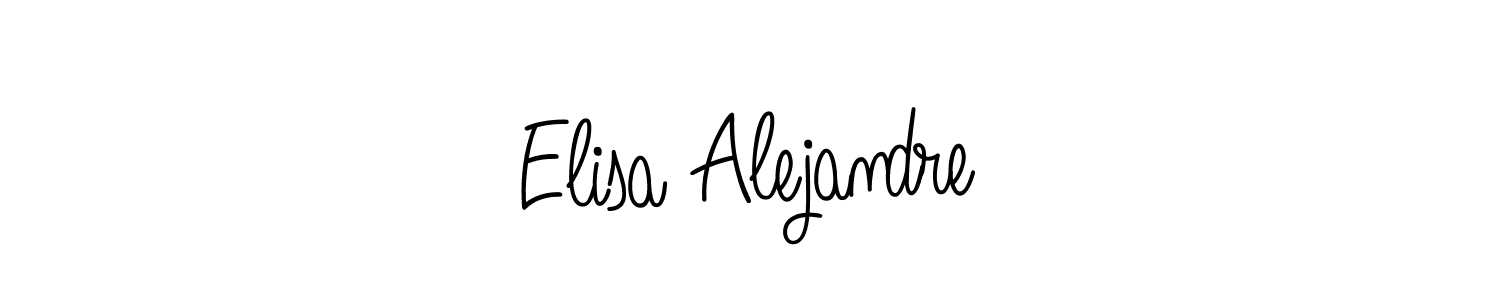 Make a beautiful signature design for name Elisa Alejandre. Use this online signature maker to create a handwritten signature for free. Elisa Alejandre signature style 5 images and pictures png