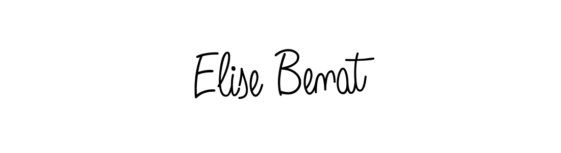 How to Draw Elise Benat signature style? Angelique-Rose-font-FFP is a latest design signature styles for name Elise Benat. Elise Benat signature style 5 images and pictures png