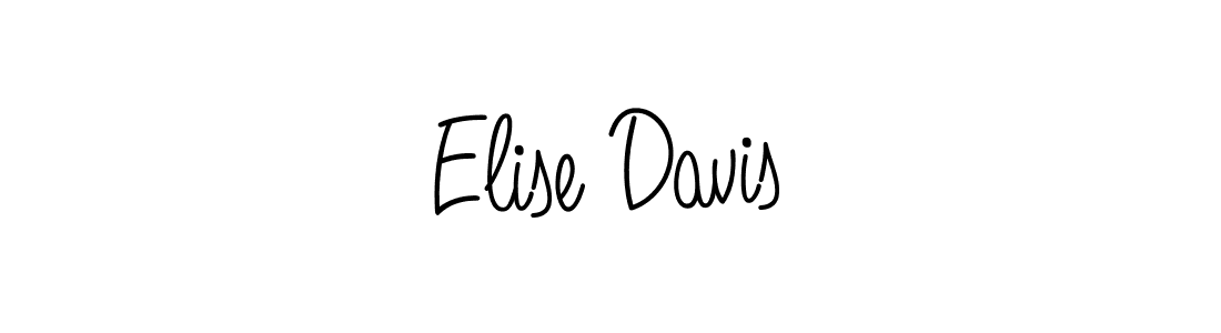 Best and Professional Signature Style for Elise Davis. Angelique-Rose-font-FFP Best Signature Style Collection. Elise Davis signature style 5 images and pictures png