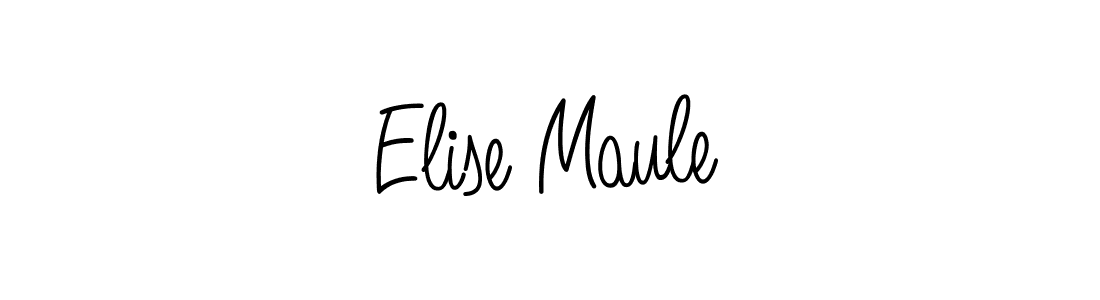 Best and Professional Signature Style for Elise Maule. Angelique-Rose-font-FFP Best Signature Style Collection. Elise Maule signature style 5 images and pictures png