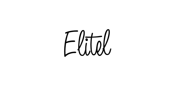 Create a beautiful signature design for name Elitel. With this signature (Angelique-Rose-font-FFP) fonts, you can make a handwritten signature for free. Elitel signature style 5 images and pictures png