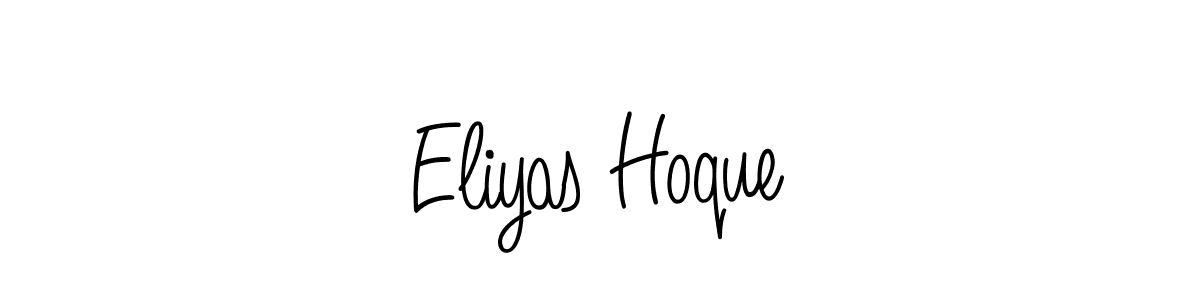 It looks lik you need a new signature style for name Eliyas Hoque. Design unique handwritten (Angelique-Rose-font-FFP) signature with our free signature maker in just a few clicks. Eliyas Hoque signature style 5 images and pictures png