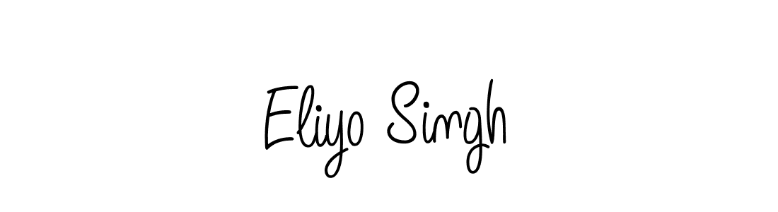 Design your own signature with our free online signature maker. With this signature software, you can create a handwritten (Angelique-Rose-font-FFP) signature for name Eliyo Singh. Eliyo Singh signature style 5 images and pictures png