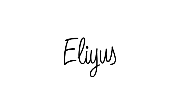 Eliyus stylish signature style. Best Handwritten Sign (Angelique-Rose-font-FFP) for my name. Handwritten Signature Collection Ideas for my name Eliyus. Eliyus signature style 5 images and pictures png