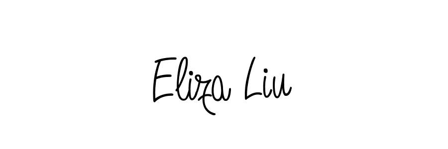 Make a beautiful signature design for name Eliza Liu. Use this online signature maker to create a handwritten signature for free. Eliza Liu signature style 5 images and pictures png