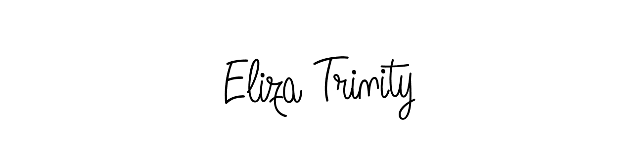 Best and Professional Signature Style for Eliza Trinity. Angelique-Rose-font-FFP Best Signature Style Collection. Eliza Trinity signature style 5 images and pictures png