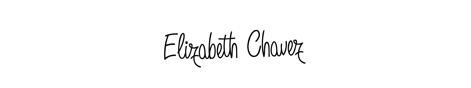 Use a signature maker to create a handwritten signature online. With this signature software, you can design (Angelique-Rose-font-FFP) your own signature for name Elizabeth Chavez. Elizabeth Chavez signature style 5 images and pictures png