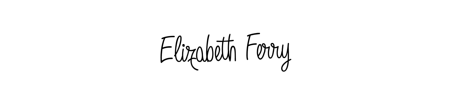 Check out images of Autograph of Elizabeth Ferry name. Actor Elizabeth Ferry Signature Style. Angelique-Rose-font-FFP is a professional sign style online. Elizabeth Ferry signature style 5 images and pictures png