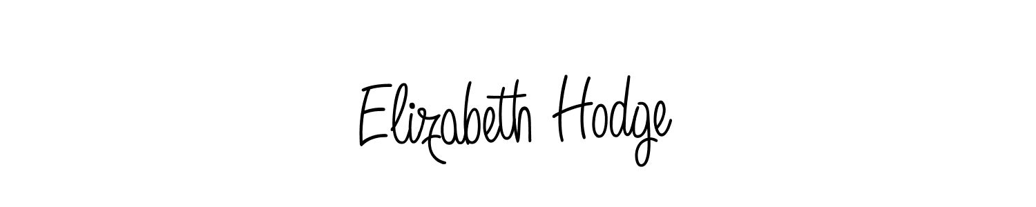 How to make Elizabeth Hodge name signature. Use Angelique-Rose-font-FFP style for creating short signs online. This is the latest handwritten sign. Elizabeth Hodge signature style 5 images and pictures png