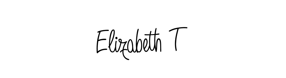 Once you've used our free online signature maker to create your best signature Angelique-Rose-font-FFP style, it's time to enjoy all of the benefits that Elizabeth T name signing documents. Elizabeth T signature style 5 images and pictures png