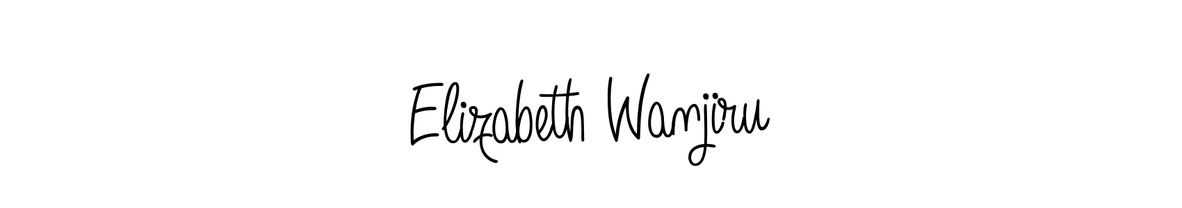 Make a beautiful signature design for name Elizabeth Wanjiru. Use this online signature maker to create a handwritten signature for free. Elizabeth Wanjiru signature style 5 images and pictures png