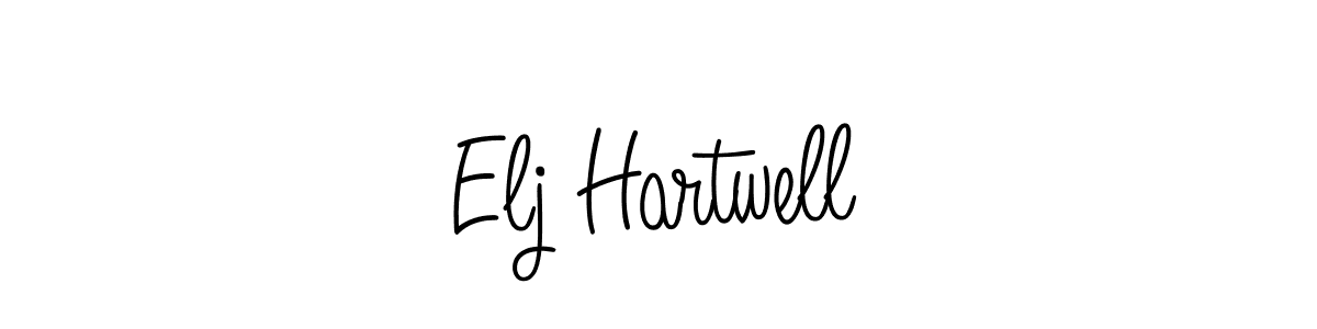 This is the best signature style for the Elj Hartwell name. Also you like these signature font (Angelique-Rose-font-FFP). Mix name signature. Elj Hartwell signature style 5 images and pictures png