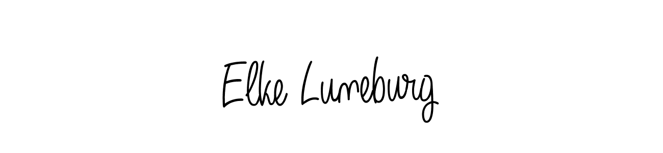Similarly Angelique-Rose-font-FFP is the best handwritten signature design. Signature creator online .You can use it as an online autograph creator for name Elke Luneburg. Elke Luneburg signature style 5 images and pictures png