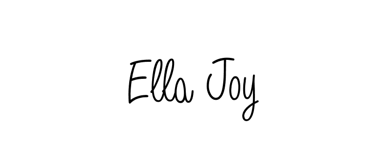 Design your own signature with our free online signature maker. With this signature software, you can create a handwritten (Angelique-Rose-font-FFP) signature for name Ella Joy. Ella Joy signature style 5 images and pictures png