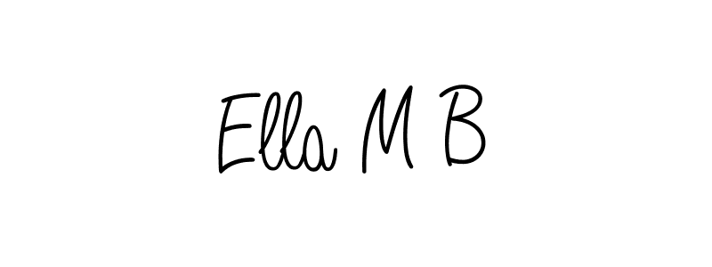 How to make Ella M B signature? Angelique-Rose-font-FFP is a professional autograph style. Create handwritten signature for Ella M B name. Ella M B signature style 5 images and pictures png