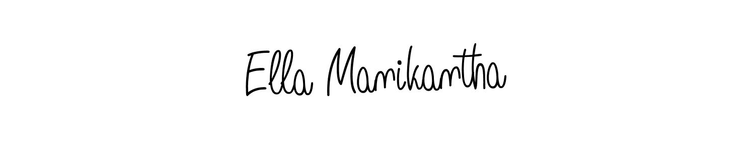 if you are searching for the best signature style for your name Ella Manikantha. so please give up your signature search. here we have designed multiple signature styles  using Angelique-Rose-font-FFP. Ella Manikantha signature style 5 images and pictures png