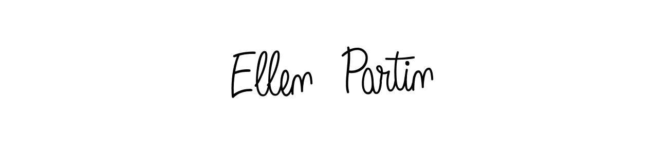 Create a beautiful signature design for name Ellen  Partin. With this signature (Angelique-Rose-font-FFP) fonts, you can make a handwritten signature for free. Ellen  Partin signature style 5 images and pictures png