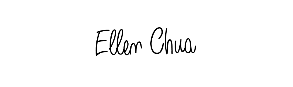 The best way (Angelique-Rose-font-FFP) to make a short signature is to pick only two or three words in your name. The name Ellen Chua include a total of six letters. For converting this name. Ellen Chua signature style 5 images and pictures png