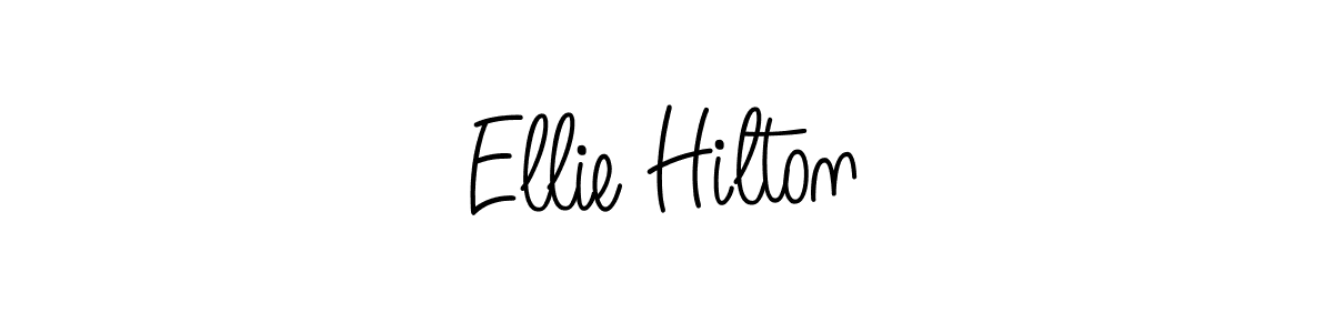 Use a signature maker to create a handwritten signature online. With this signature software, you can design (Angelique-Rose-font-FFP) your own signature for name Ellie Hilton. Ellie Hilton signature style 5 images and pictures png